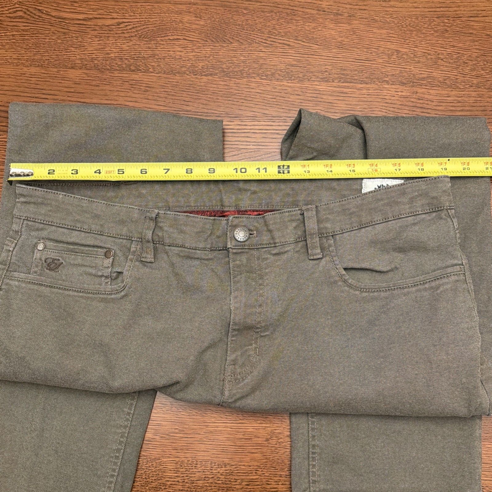 English Laundry Men's 38x32 Straight Stretch Leg Regular Fit Gray? Pants Euc — image 7 of 8